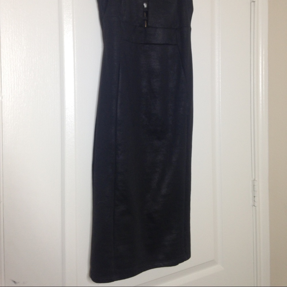 Black mini dress